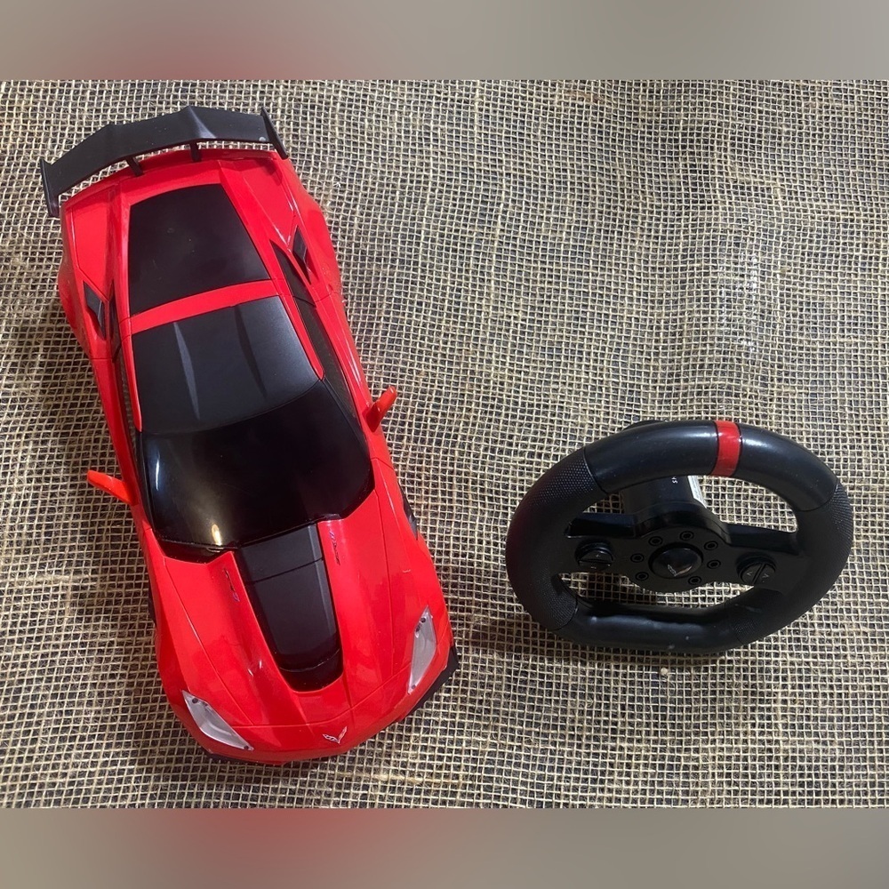 Sharper Image Wireless Remote Control RC Real Drive Chevrolet ZR1 Corvette Red